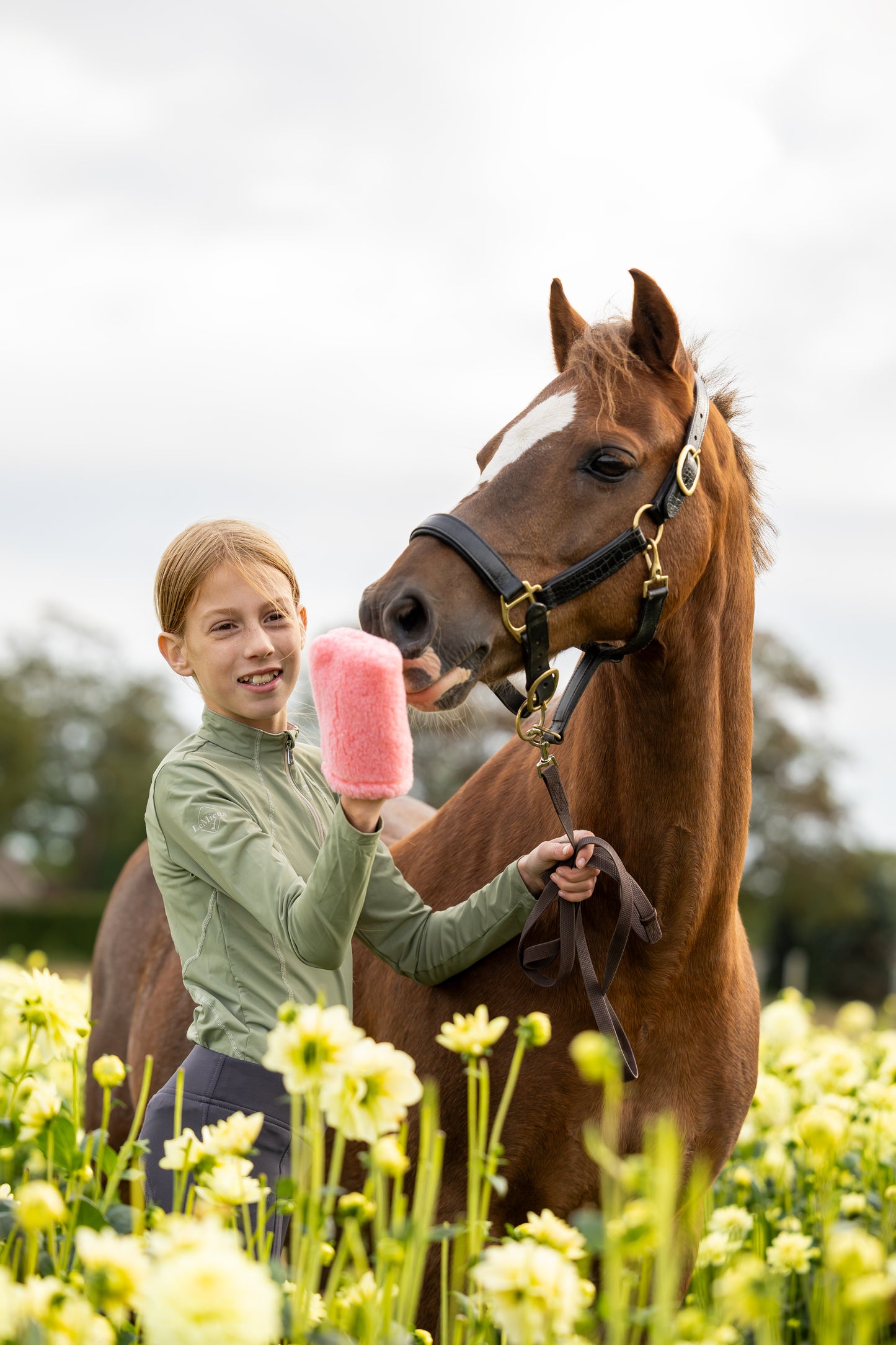 Poetshandschoen roze