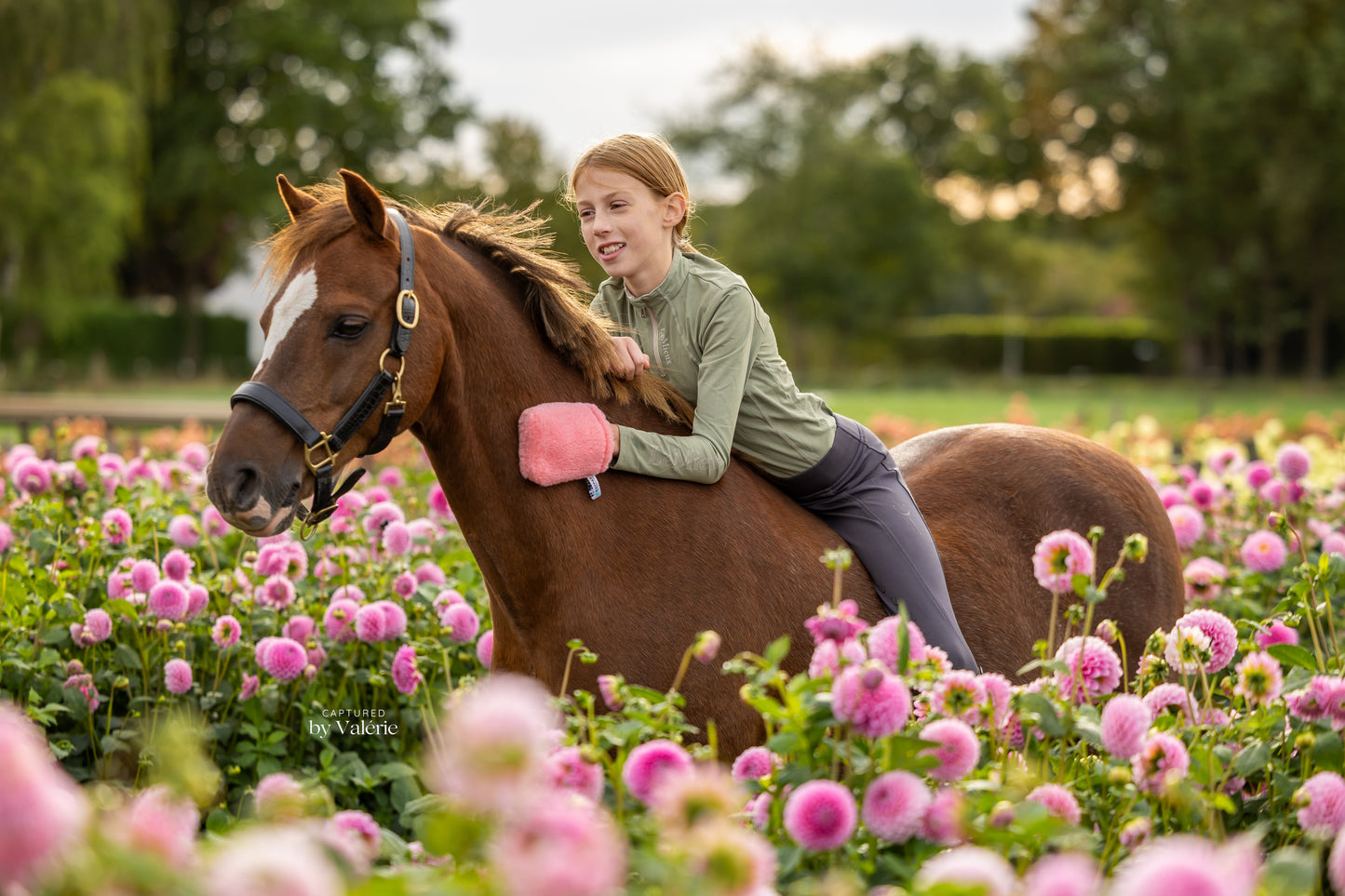 Poetshandschoen roze